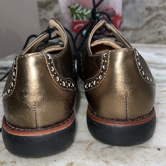 Cole Haan Metallic Gramercy Oxfords 5 - Picture 4 of 9